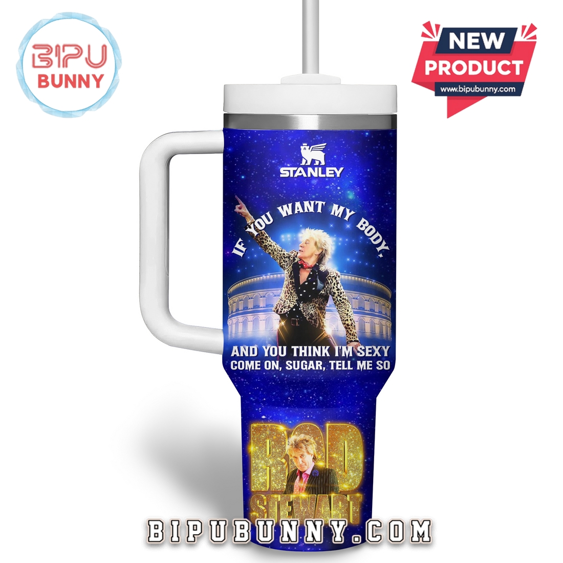 Custom Rod Stewart For Fan Stanley Cup Custom Rod Stewart For Fan Stanley Cup