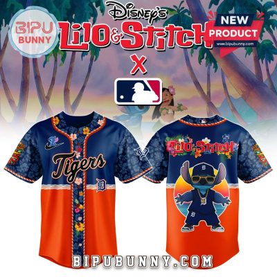 Detroit Tigers x Lilo and Stitch Baseball Jersey 2025