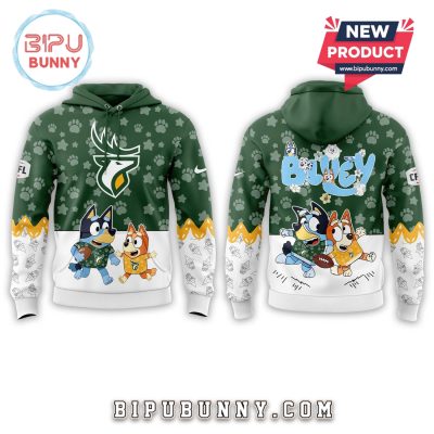 Edmonton Elks CFL x Bluey and Bingo Hoodie And Pants