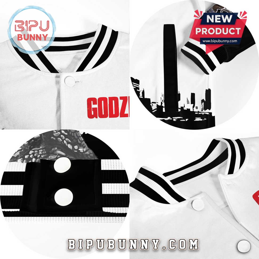 Godzilla – King Of The Monsters 2025 Baseball Jacket Godzilla – King Of The Monsters 2025 Baseball Jacket