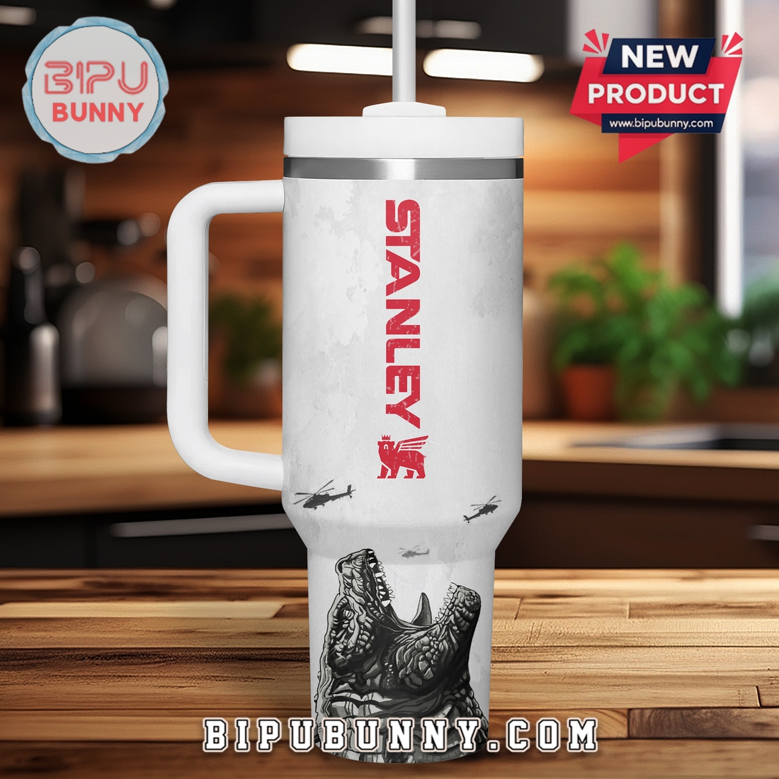 Godzilla King Of The Monsters Stanley Tumbler 40oz Godzilla King Of The Monsters Stanley Tumbler 40oz