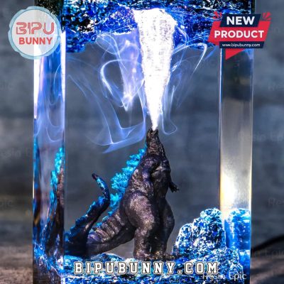 Godzilla Monster Display Art Resin Lamp