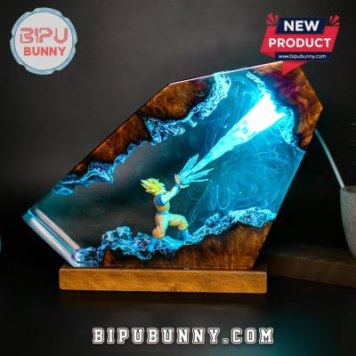 Goku Dragon Balls Resin Lamp