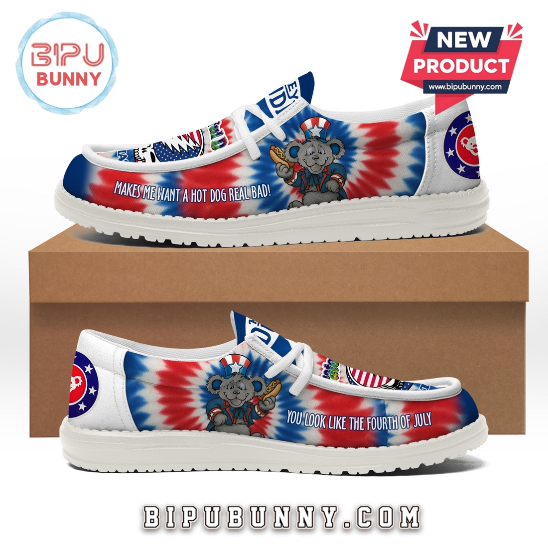 Grateful Dead Happy 4th Of July 2025 Loafer Shoes Grateful Dead Happy 4th Of July 2025 Loafer Shoes