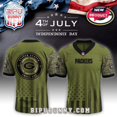Green Bay Packers NFL x Independence Day Baseball Jersey