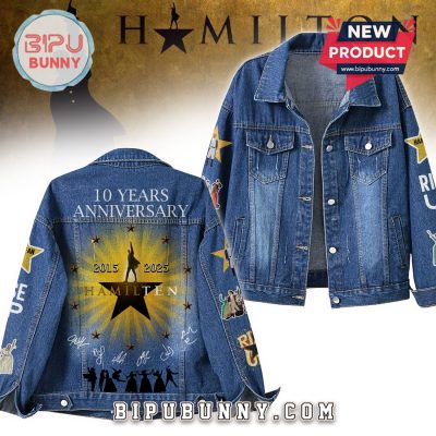 Hamilton 10 Years Anniversary Signatures Denim Jacket Hamilton 10 Years Anniversary Signatures Denim Jacket