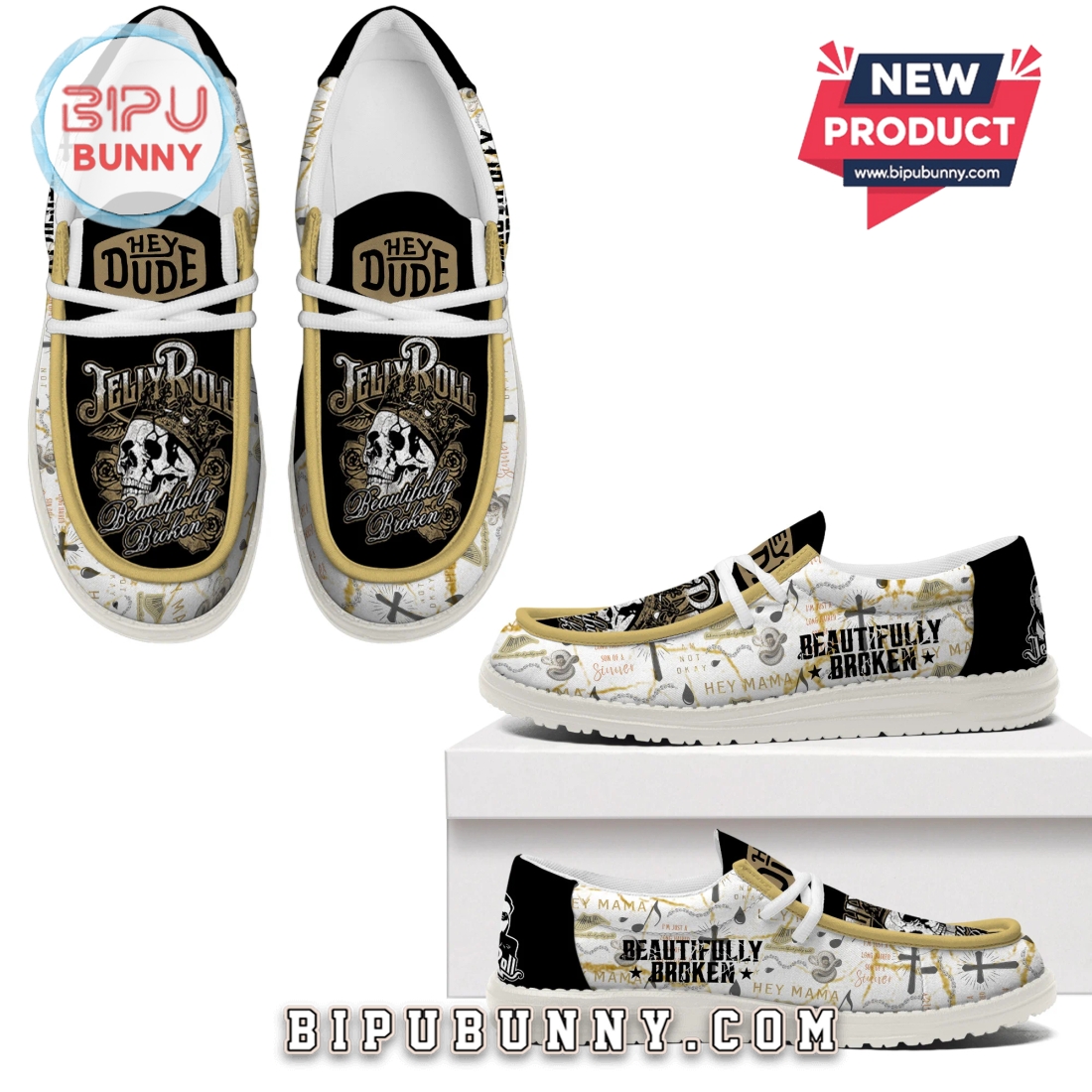 Hey Mama – Jelly Roll Beautifully Broken Loafer Shoes Hey Mama – Jelly Roll Beautifully Broken Loafer Shoes