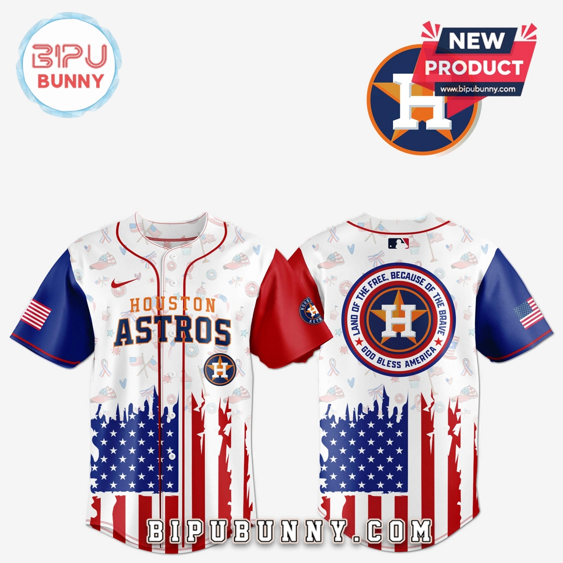 Houston Astros Independence Day Baseball Jersey 2025 Houston Astros Independence Day Baseball Jersey 2025