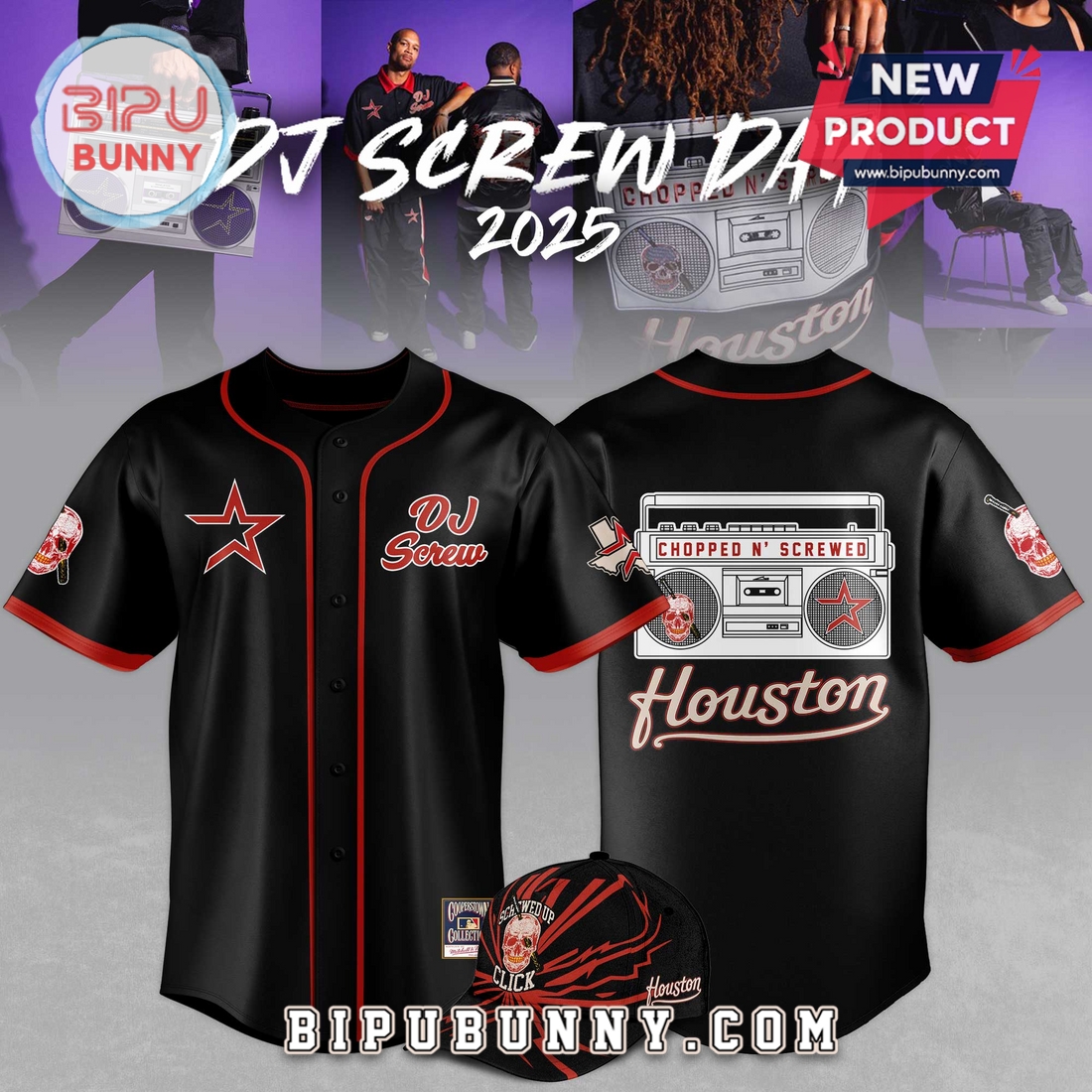 Houston Astros x DJ Screw Black Limited Edition Jersey Houston Astros x DJ Screw Black Limited Edition Jersey