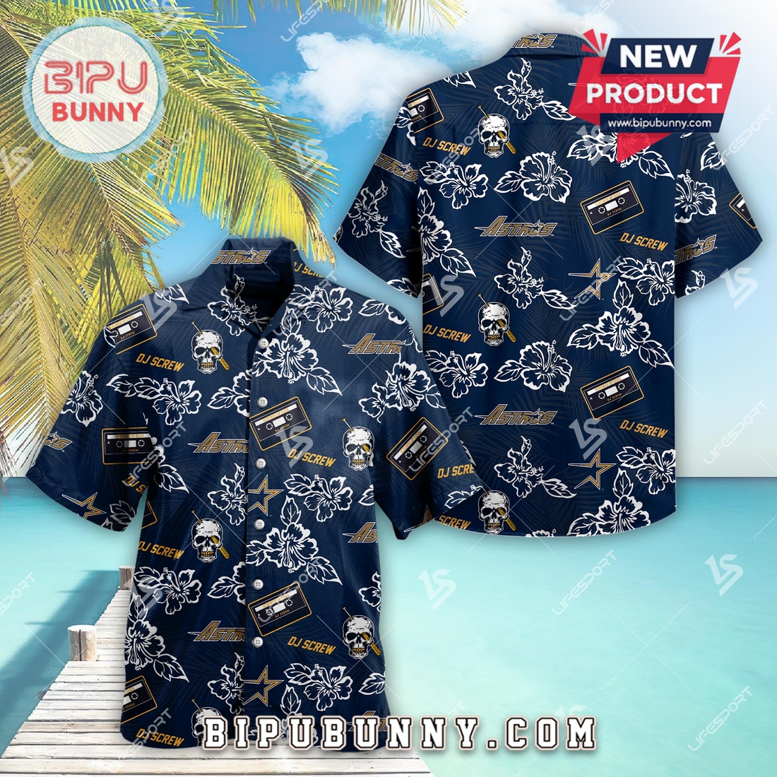 Houston Astros x DJ Screw Limited Edition Hawaii Shirt Houston Astros x DJ Screw Limited Edition Hawaii Shirt