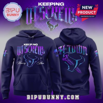 Houston Texans Honor All-Time DJ Screw Navy Hoodie