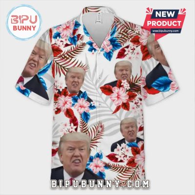 I Stand With Trump Tropical Hawaiian Aloha Shirt