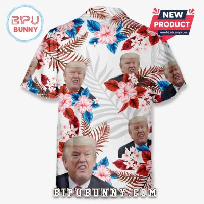 I Stand With Trump Tropical Hawaiian Aloha Shirt