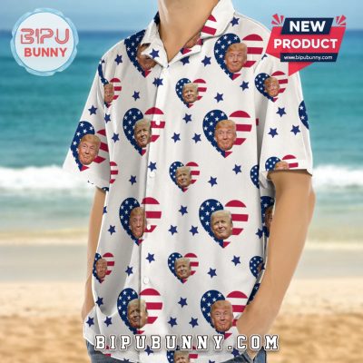 Independence Day American Trump Hawaiian Shirt