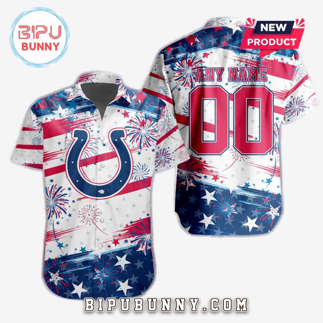 Indianapolis Colts 2025 Independence Day 4th Of July Hawaiian Shirt Indianapolis Colts 2025 Independence Day 4th Of July Hawaiian Shirt