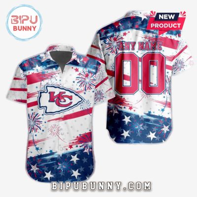 Kansas City Chiefs 2025 Independence Day 4th Of July Hawaiian Shirt