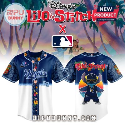 Kansas City Royals x Lilo and Stitch Baseball Jersey 2025