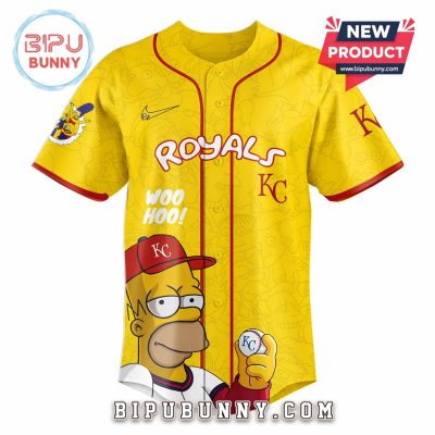 Kansas City Royals x The Simpsons Limited Edition Baseball Jersey