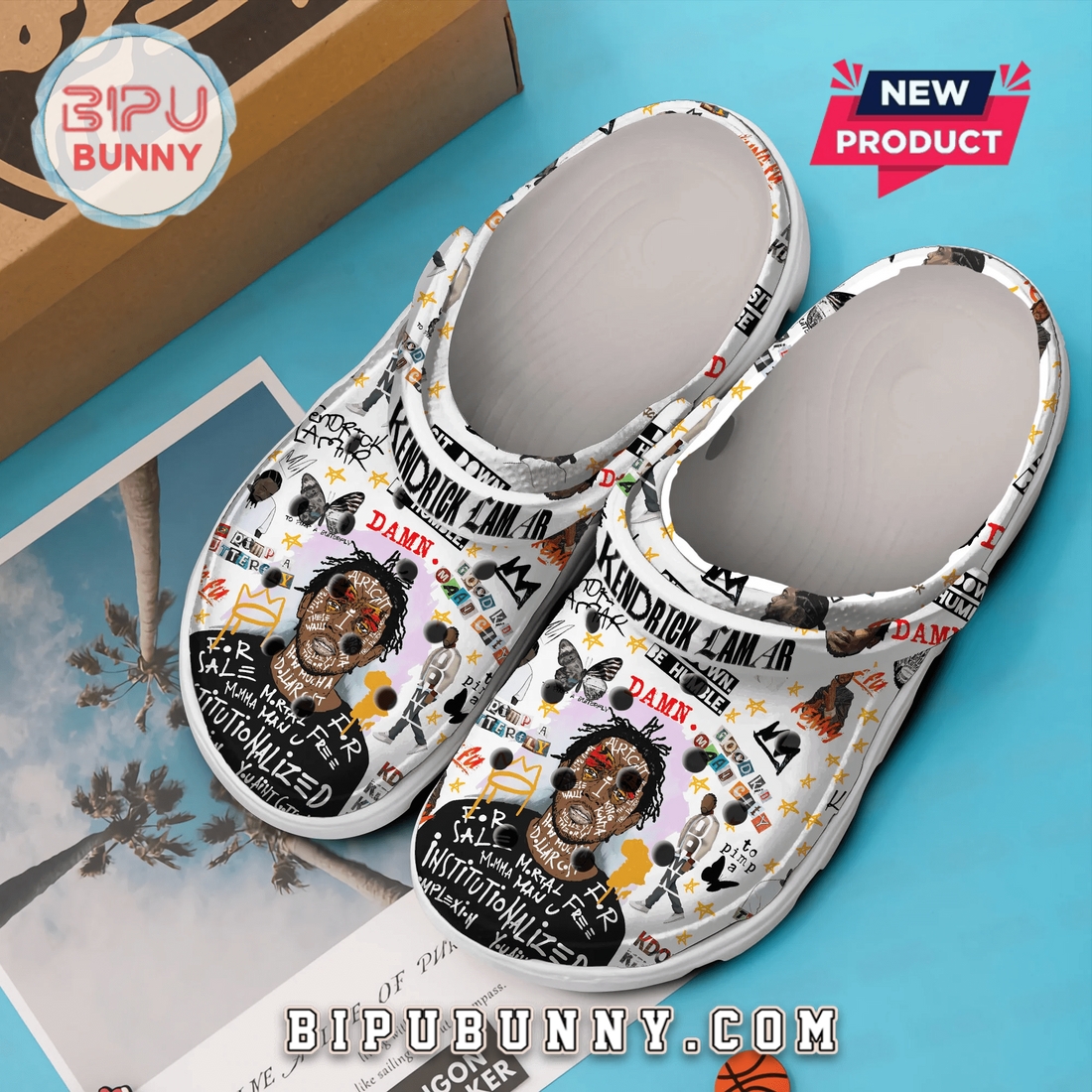 Kendrick Lamar Music Crocs Crocband Clogs Kendrick Lamar Music Crocs Crocband Clogs