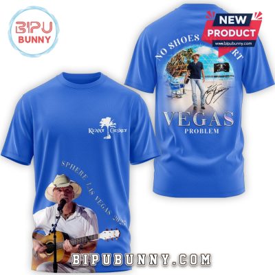 Kenny Chesney Vegas Problem Blue Shirt