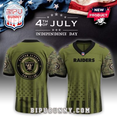 Las Vegas Raiders NFL x Independence Day Baseball Jersey