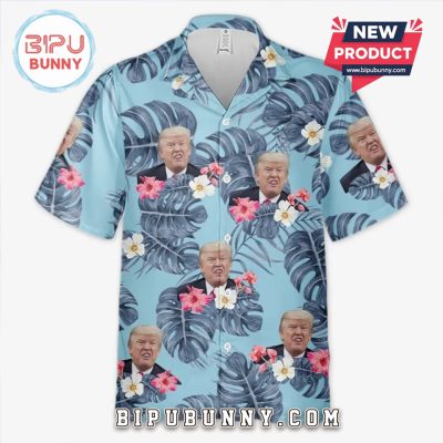 Let’s Go On Vacation With Trump Tropical Hawaiian Shirt