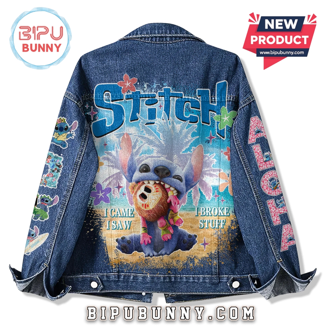 Lilo and Stitch 2025 Summer Denim Jacket Lilo and Stitch 2025 Summer Denim Jacket