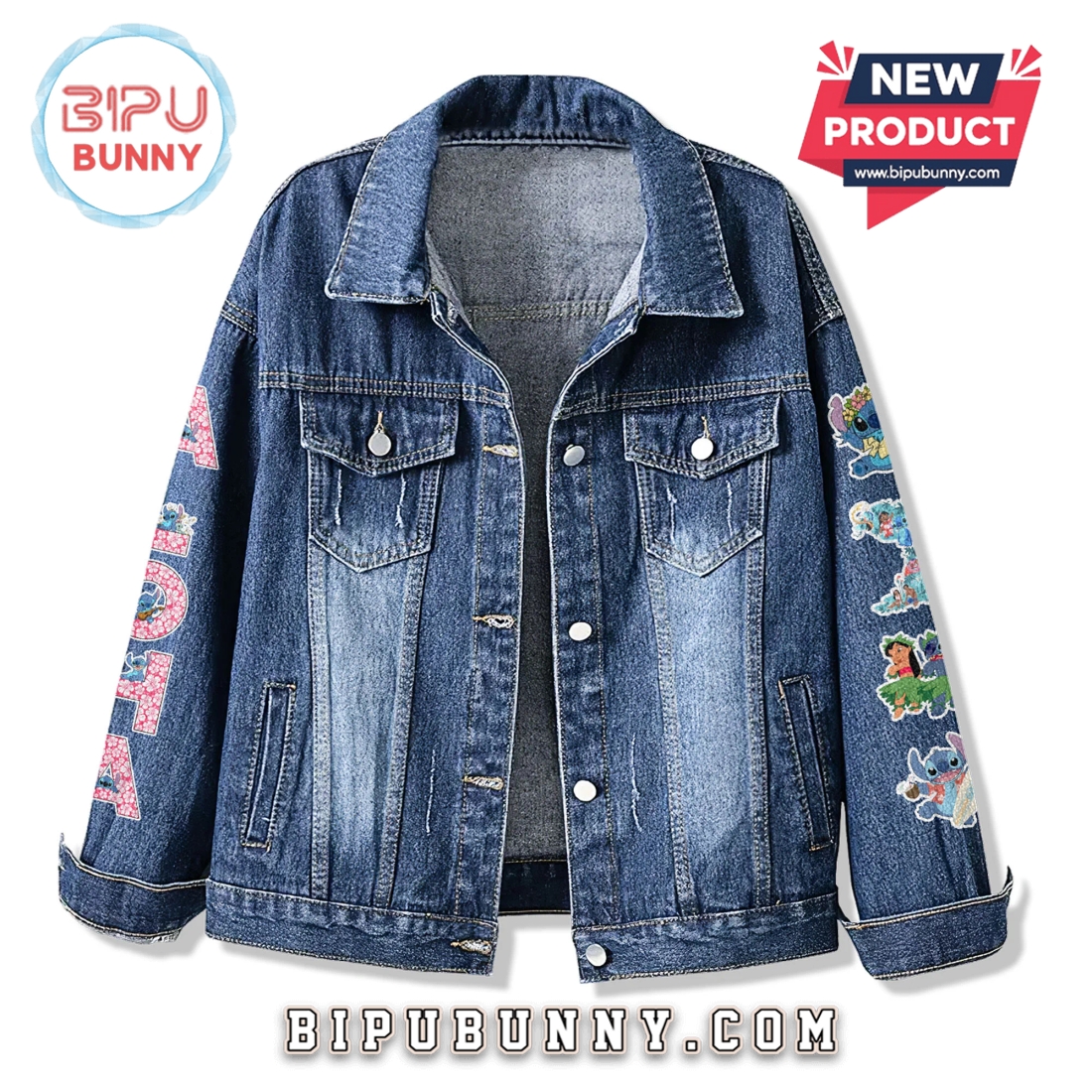 Lilo and Stitch 2025 Summer Denim Jacket Lilo and Stitch 2025 Summer Denim Jacket