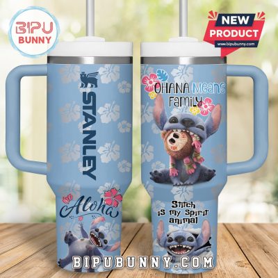 Lilo And Stitch – Stitch Is My Spirit Animal Stanley Tumbler