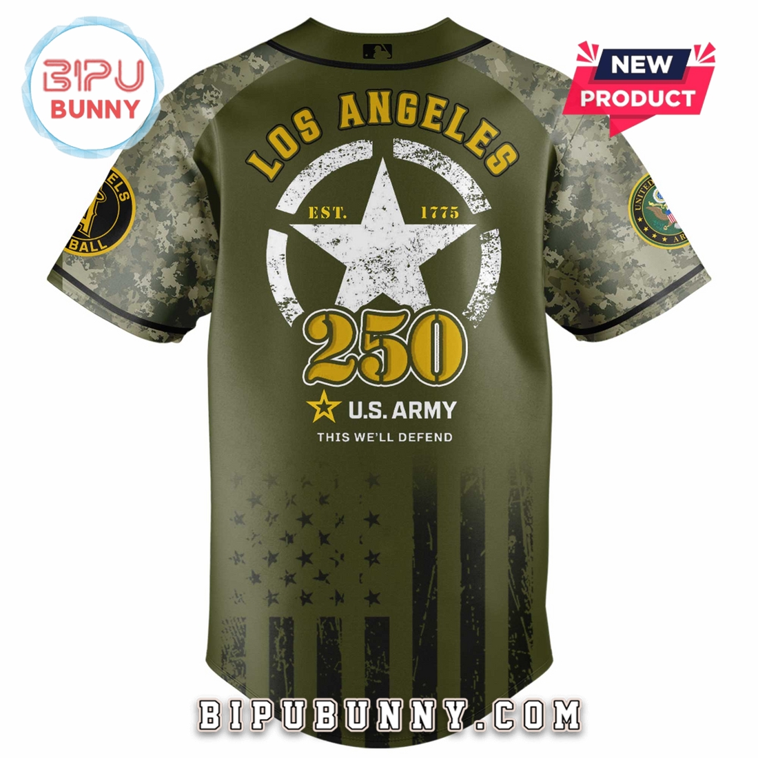 Los Angeles Angels MLB x 250 U.S. Army Baseball Jersey Los Angeles Angels MLB x 250 U.S. Army Baseball Jersey