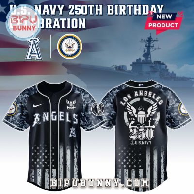 Los Angeles Angels MLB x 250 U.S. Navy Baseball Jersey