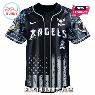 Los Angeles Angels MLB x 250 U.S. Navy Baseball Jersey