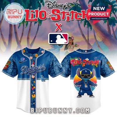 Los Angeles Dodgers x Lilo and Stitch Baseball Jersey 2025