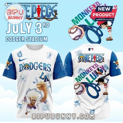 Los Angeles Dodgers x One Piece Night 2025 Hoodie