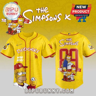 Los Angeles Dodgers x The Simpsons Limited Edition Baseball Jersey