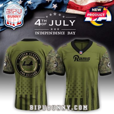 Los Angeles Rams NFL x Independence Day Baseball Jersey