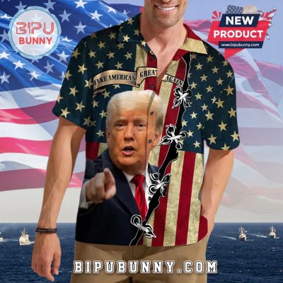 Make America Great Again Trump 2025 Hawaiian Shirt