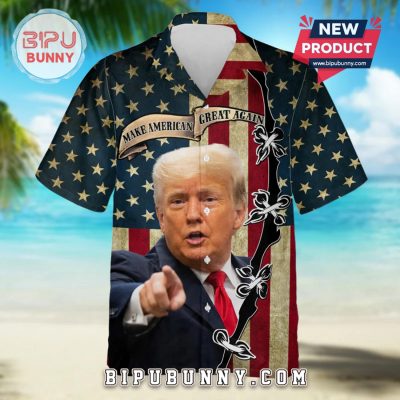 Make America Great Again Trump 2025 Hawaiian Shirt