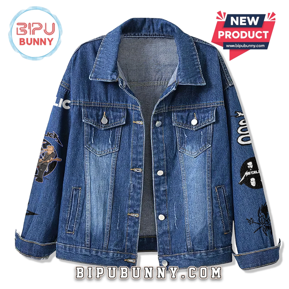 Metallica M72 World Tour 2025 Denim Jacket Metallica M72 World Tour 2025 Denim Jacket