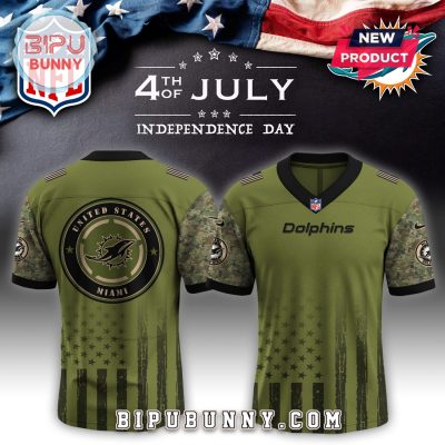 Miami Dolphins NFL x Independence Day Baseball Jersey