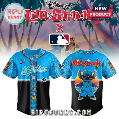 Miami Marlins x Lilo and Stitch Baseball Jersey 2025