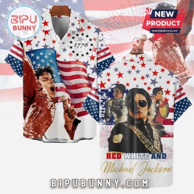 Michael Jackson Happy Independence Day Hawaiian Shirt