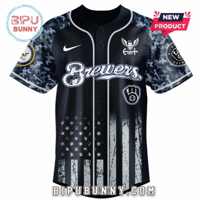 Milwaukee Brewers MLB x 250 U.S. Navy Baseball Jersey