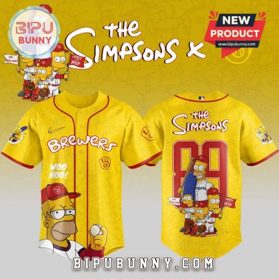 Milwaukee Brewers x The Simpsons Limited Edition Baseball Jersey