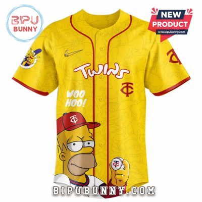 Minnesota Twins x The Simpsons Limited Edition Baseball Jersey