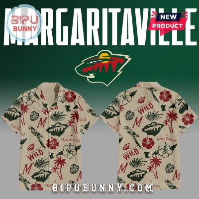 Minnesota Wild x Margaritaville New Hawaiian Shirt