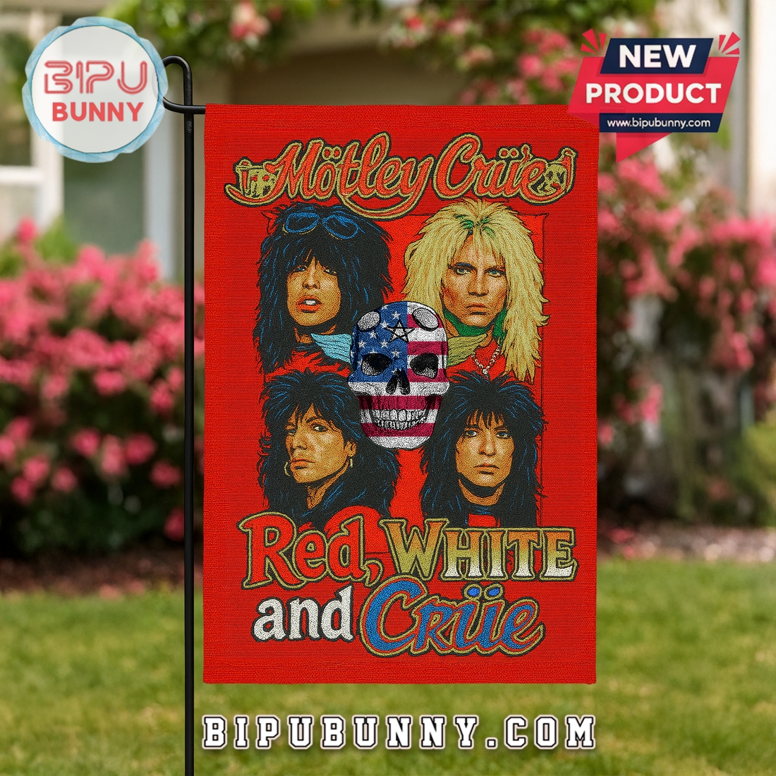 Mötley Crüe 4th Of July Independence Day Flag Mötley Crüe 4th Of July Independence Day Flag