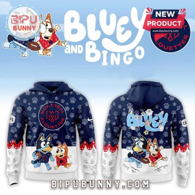 Montreal Alouettes CFL x Bluey and Bingo 2025 Hoodie