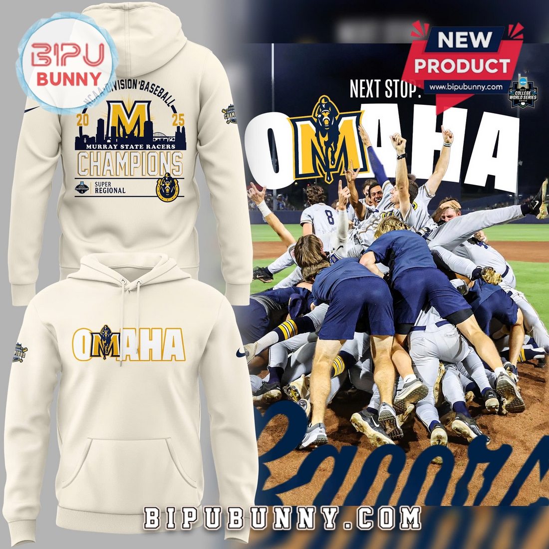 Murray State 2025 Super Regional Champions Hoodie And Pants Murray State 2025 Super Regional Champions Hoodie And Pants