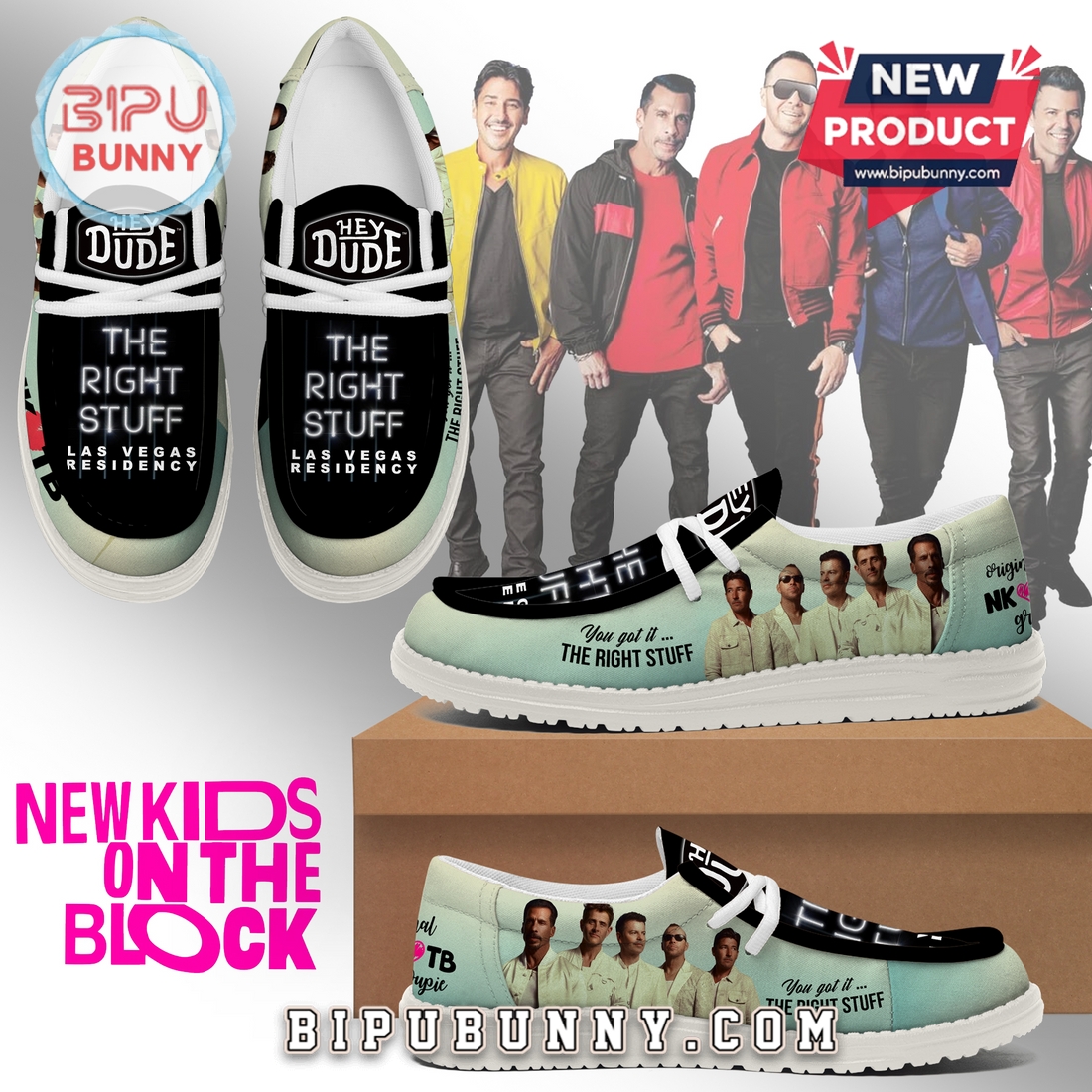 New Kids On The Block – NKOTB Loafer Shoes New Kids On The Block – NKOTB Loafer Shoes